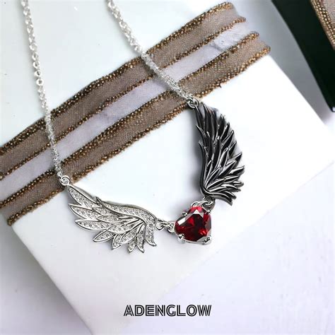 angel devil necklace|devil fruit necklace.